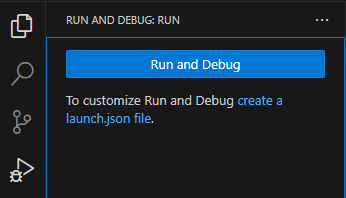 Create a launch.json file