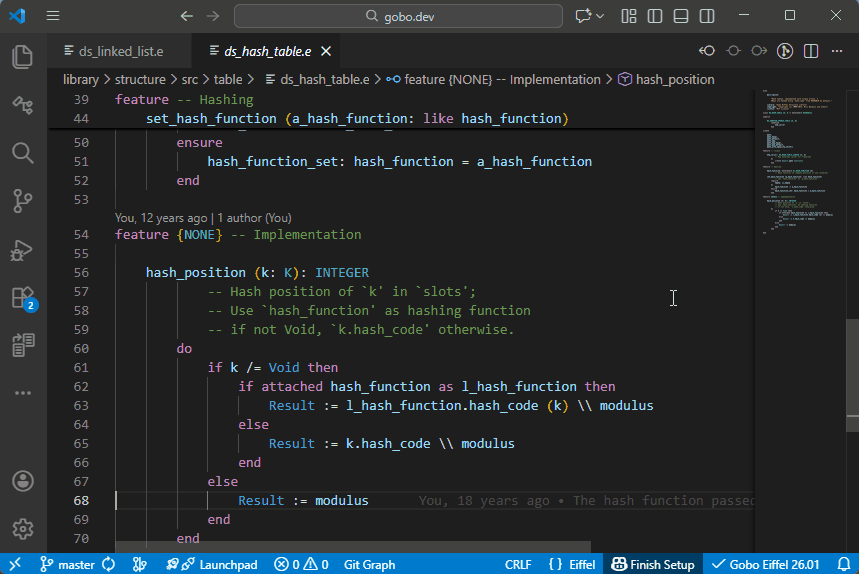 Go To Formal Parameter Definition