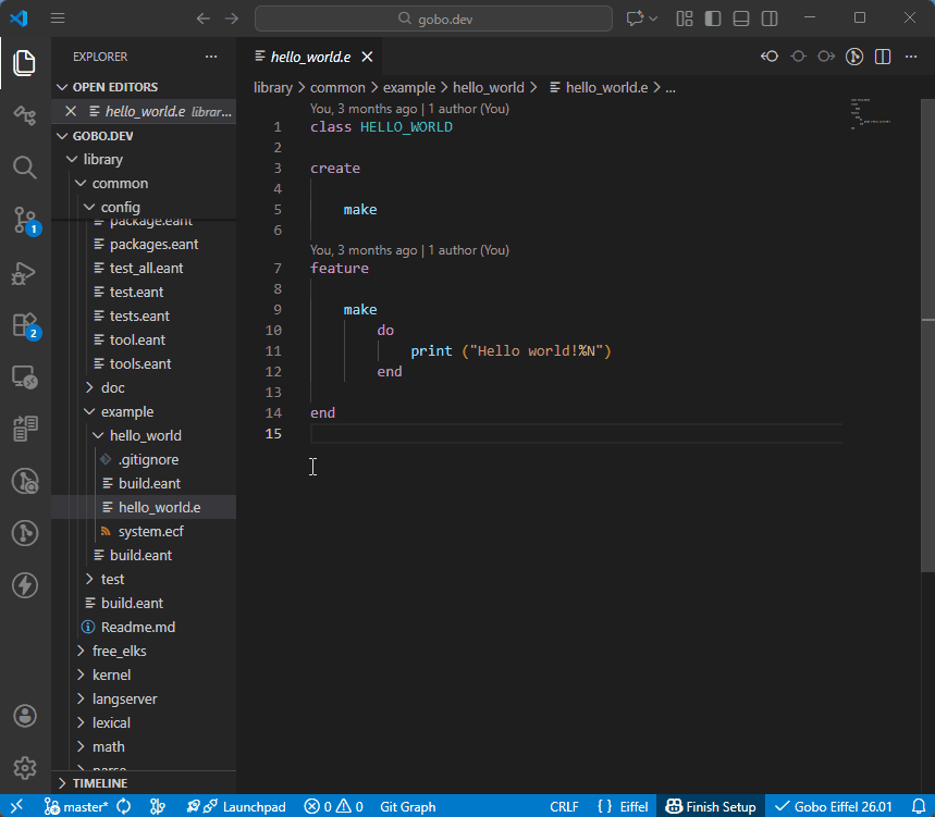 Show Workspace ECF File
