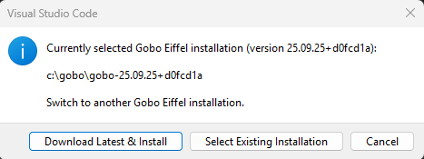 Switch To Another Installation